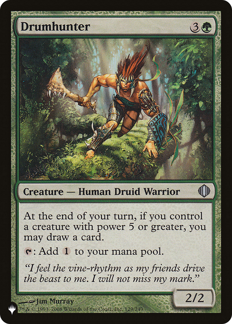 Drumhunter [The List] | The Time Vault CA