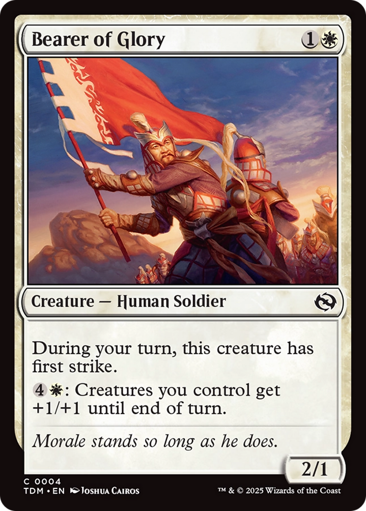 Bearer of Glory [Tarkir: Dragonstorm] | The Time Vault CA