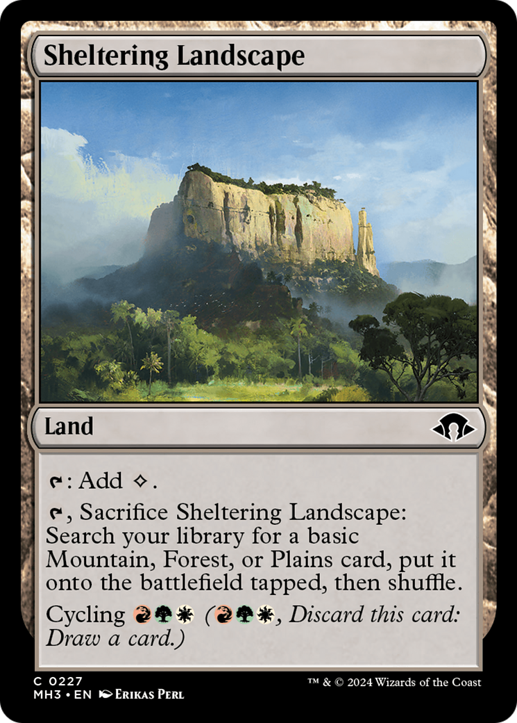 Sheltering Landscape [Modern Horizons 3] | The Time Vault CA