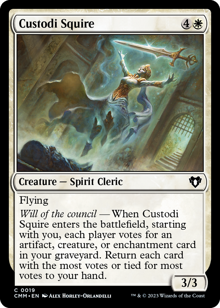 Custodi Squire [Commander Masters] | The Time Vault CA