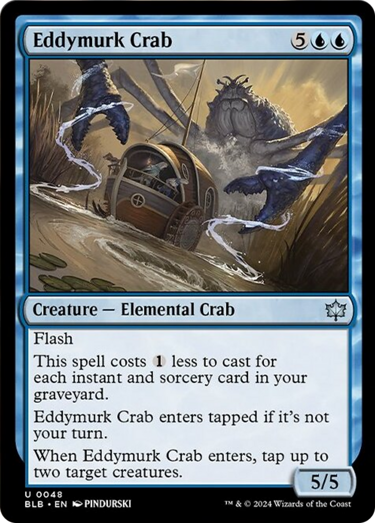 Eddymurk Crab [Bloomburrow] | The Time Vault CA