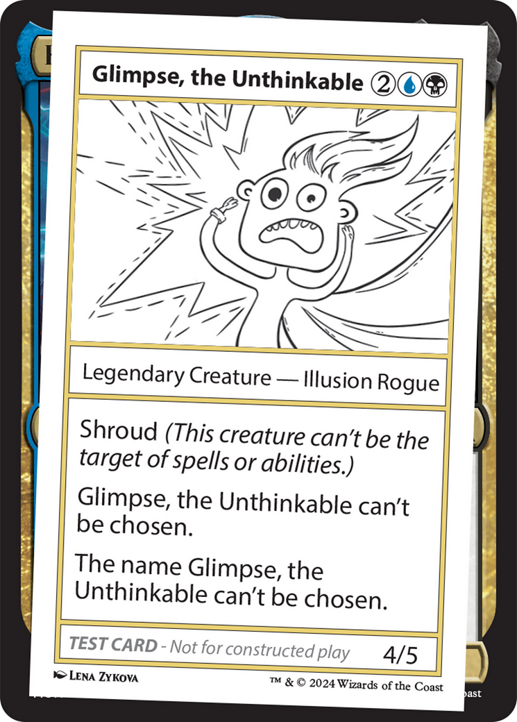 Glimpse, the Unthinkable [Mystery Booster 2 Playtest Cards] | The Time Vault CA