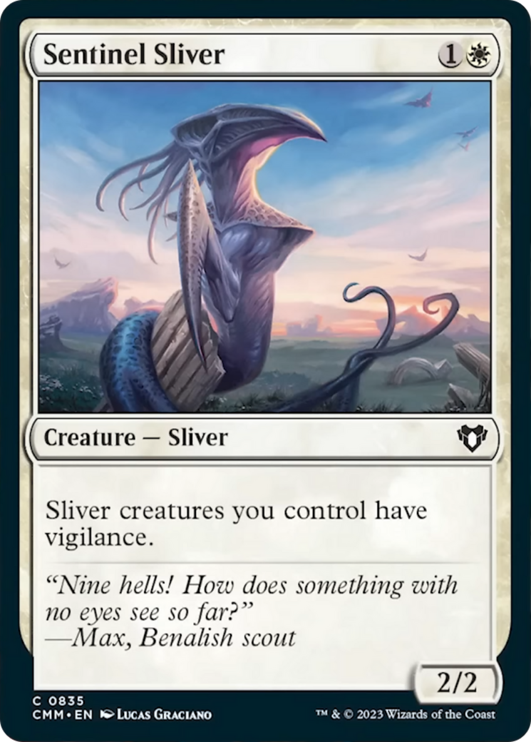 Sentinel Sliver [Commander Masters] | The Time Vault CA