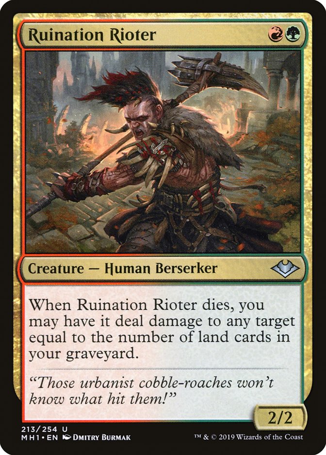 Ruination Rioter [Modern Horizons] | The Time Vault CA