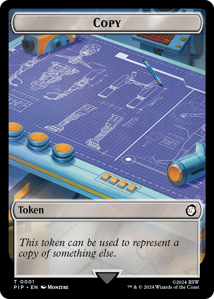 Radiation // Copy Double-Sided Token [Fallout Tokens] | The Time Vault CA