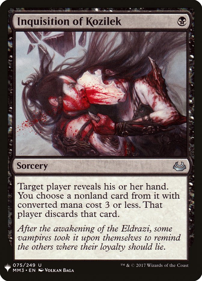 Inquisition of Kozilek [Mystery Booster] | The Time Vault CA