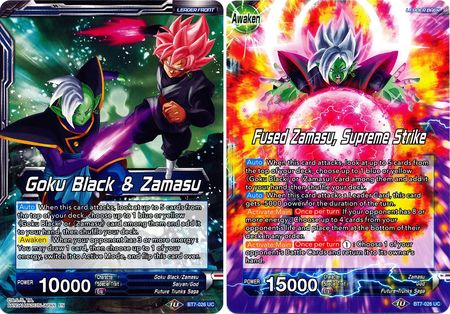 Goku Black & Zamasu // Fused Zamasu, Supreme Strike (BT7-026) [Assault of the Saiyans] | The Time Vault CA