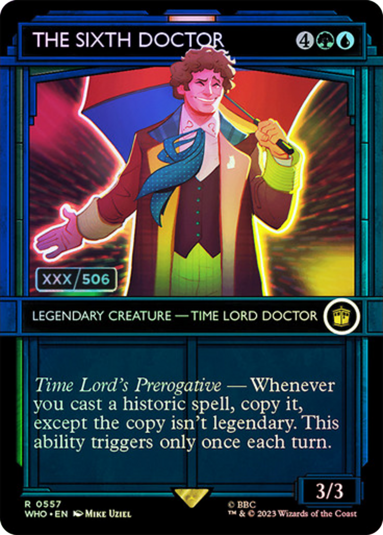 The Sixth Doctor (Serial Numbered) [Doctor Who] | The Time Vault CA