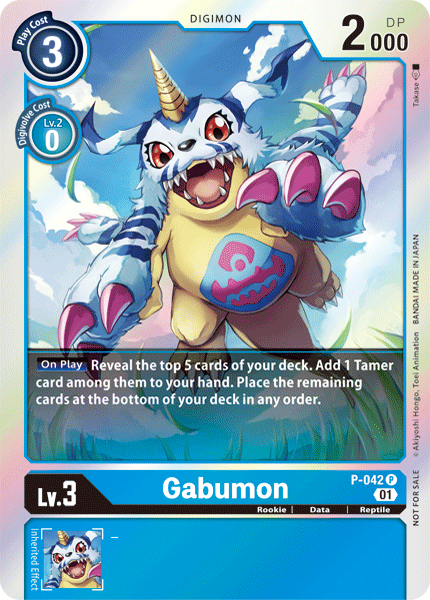 Gabumon [P-042] [Promotional Cards] | The Time Vault CA