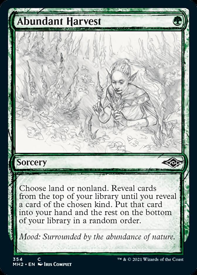 Abundant Harvest (Sketch) [Modern Horizons 2] | The Time Vault CA