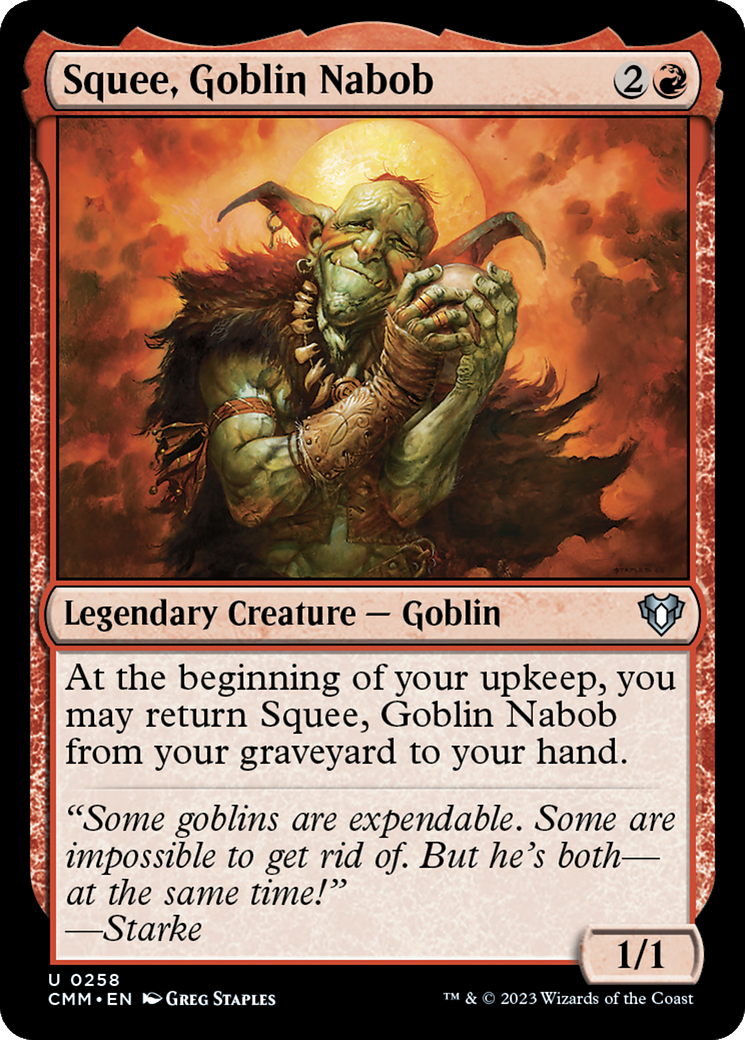 Squee, Goblin Nabob [Commander Masters] | The Time Vault CA