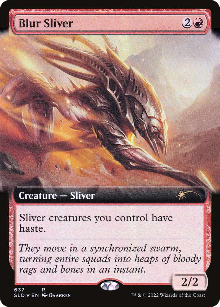 Blur Sliver (Extended Art) [Secret Lair Drop Promos] | The Time Vault CA