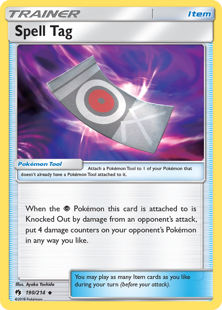 Spell Tag (190/214) [Sun & Moon: Lost Thunder] | The Time Vault CA