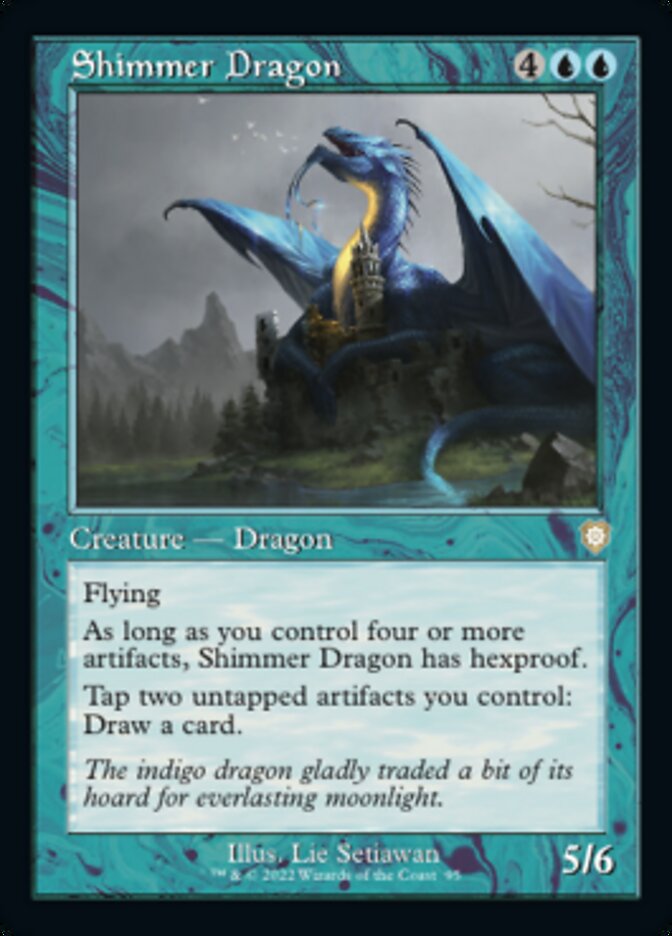 Shimmer Dragon (Retro) [The Brothers' War Commander] | The Time Vault CA
