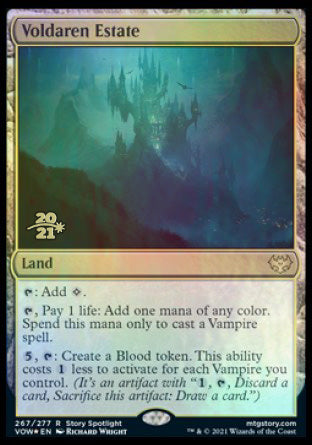 Voldaren Estate [Innistrad: Crimson Vow Prerelease Promos] | The Time Vault CA