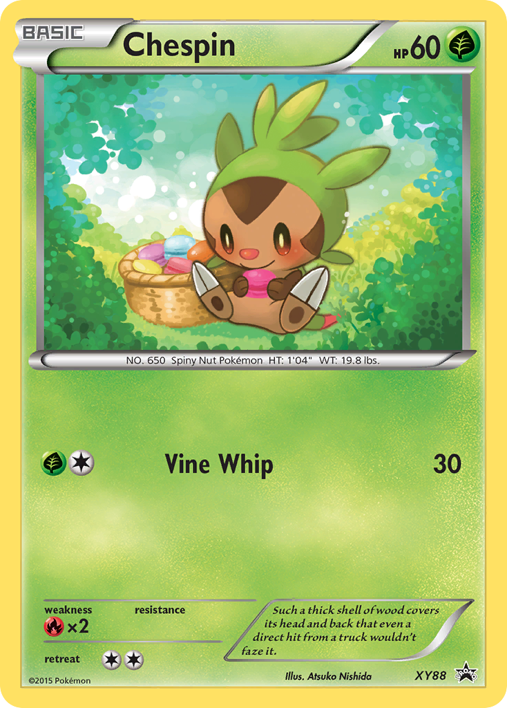 Chespin (XY88) (Collector Chest) [XY: Black Star Promos] | The Time Vault CA