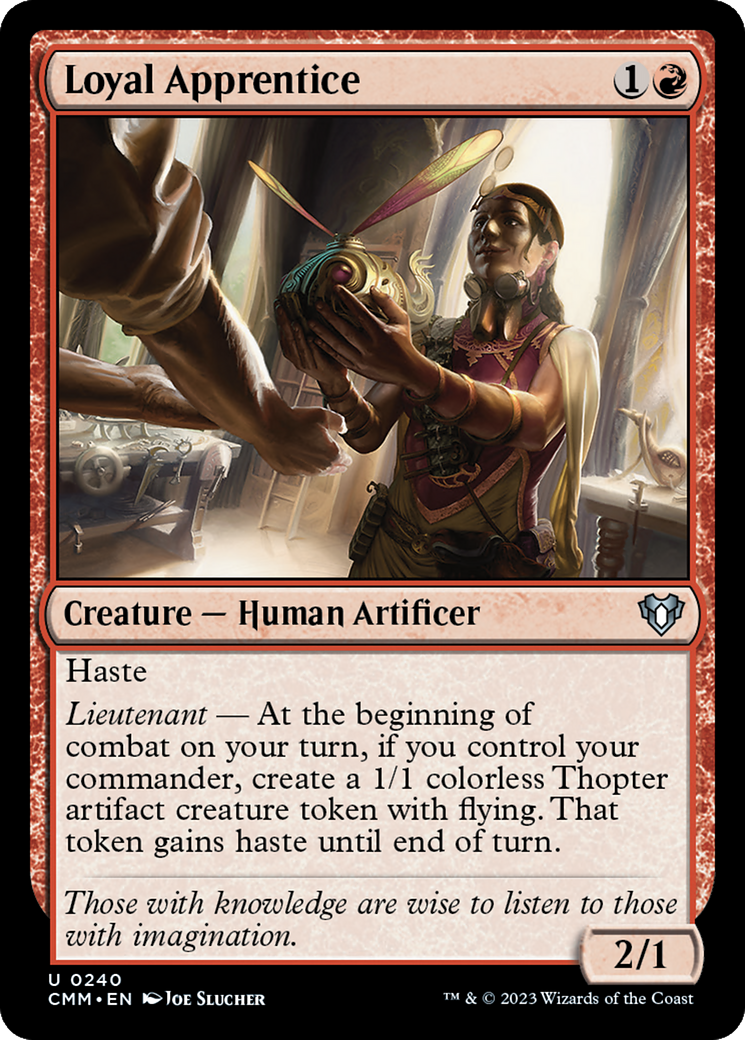 Loyal Apprentice [Commander Masters] | The Time Vault CA