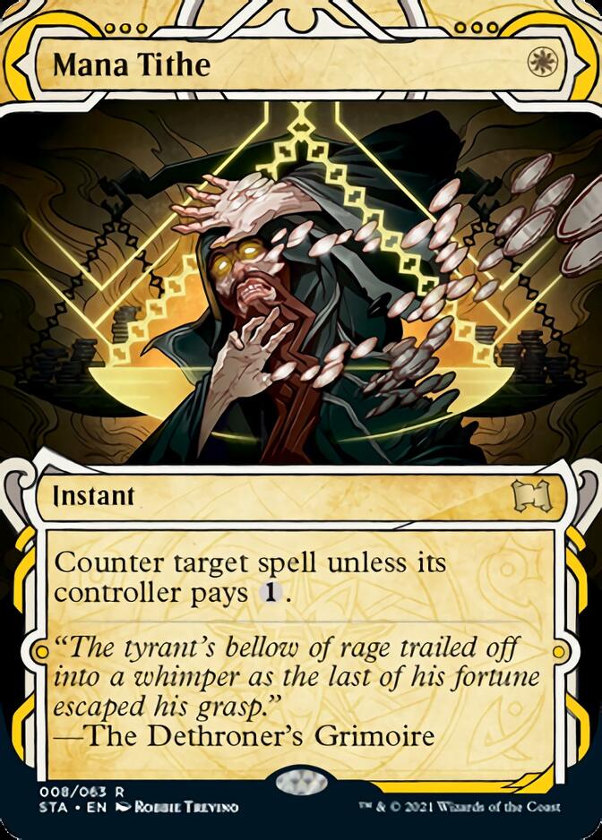 Mana Tithe (Foil Etched) [Strixhaven: Mystical Archive] | The Time Vault CA
