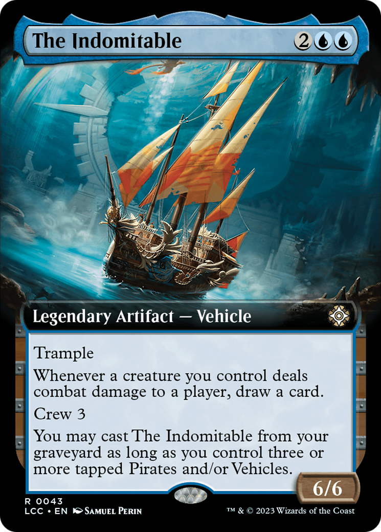 The Indomitable (Extended Art) [The Lost Caverns of Ixalan Commander] | The Time Vault CA
