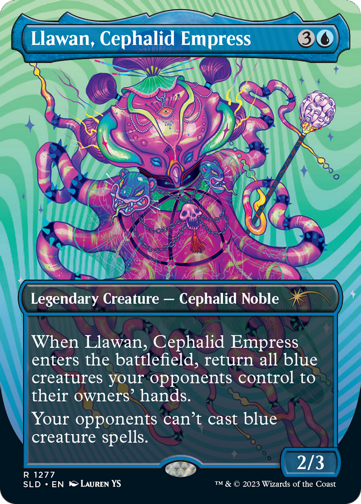 Llawan, Cephalid Empress (Borderless) [Secret Lair Drop Series] | The Time Vault CA