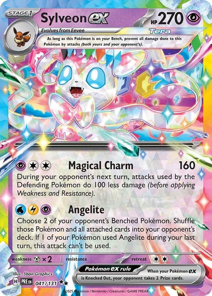 Sylveon ex (041/131) [Scarlet & Violet: Prismatic Evolutions] | The Time Vault CA