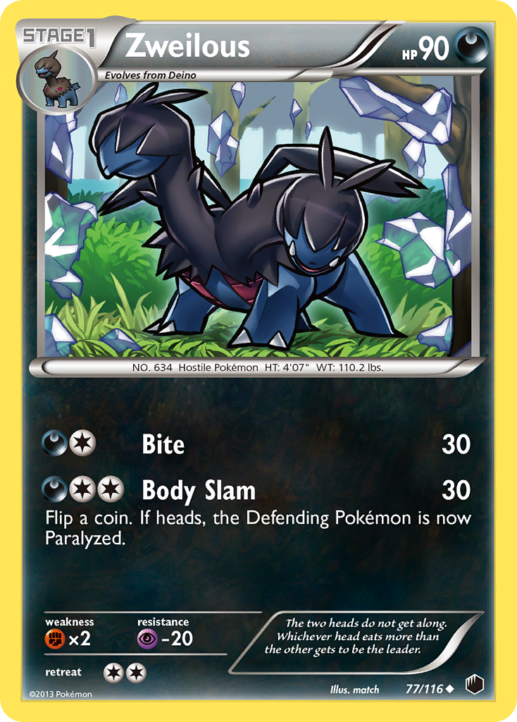 Zweilous (77/116) [Black & White: Plasma Freeze] | The Time Vault CA