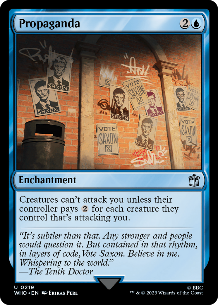 Propaganda [Doctor Who] | The Time Vault CA