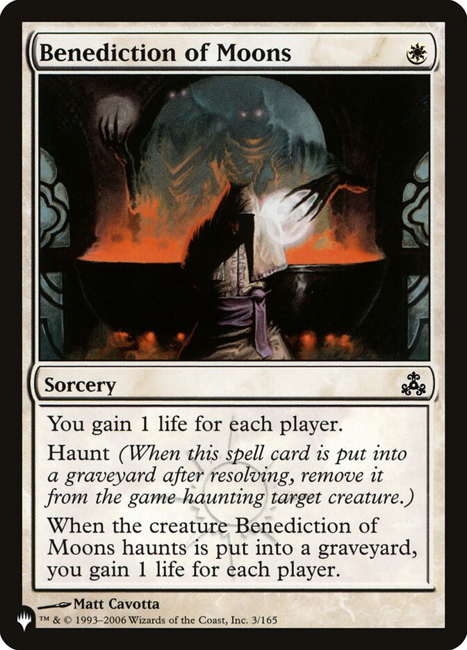 Benediction of Moons [The List] | The Time Vault CA