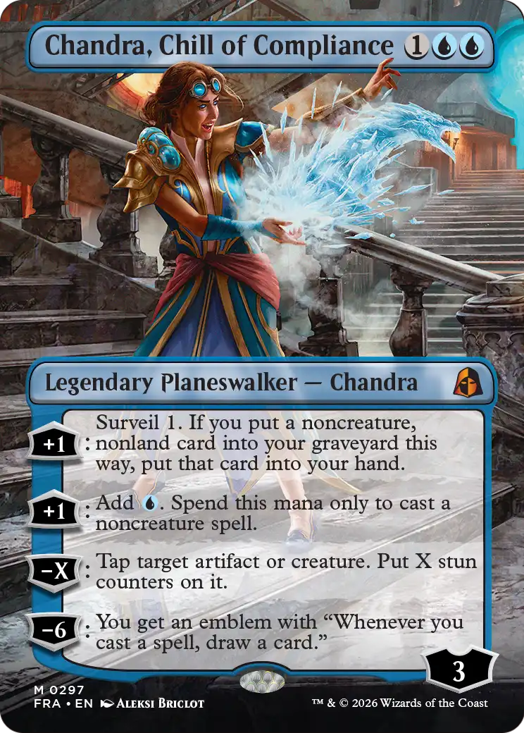 Chandra, Chill of Compliance (Borderless) [Reality Fracture] | The Time Vault CA