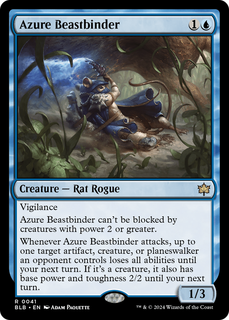 Azure Beastbinder [Bloomburrow] | The Time Vault CA