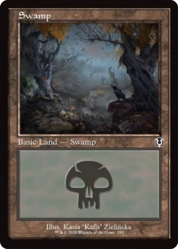 Swamp (293) (Retro Frame) [Innistrad Remastered] | The Time Vault CA