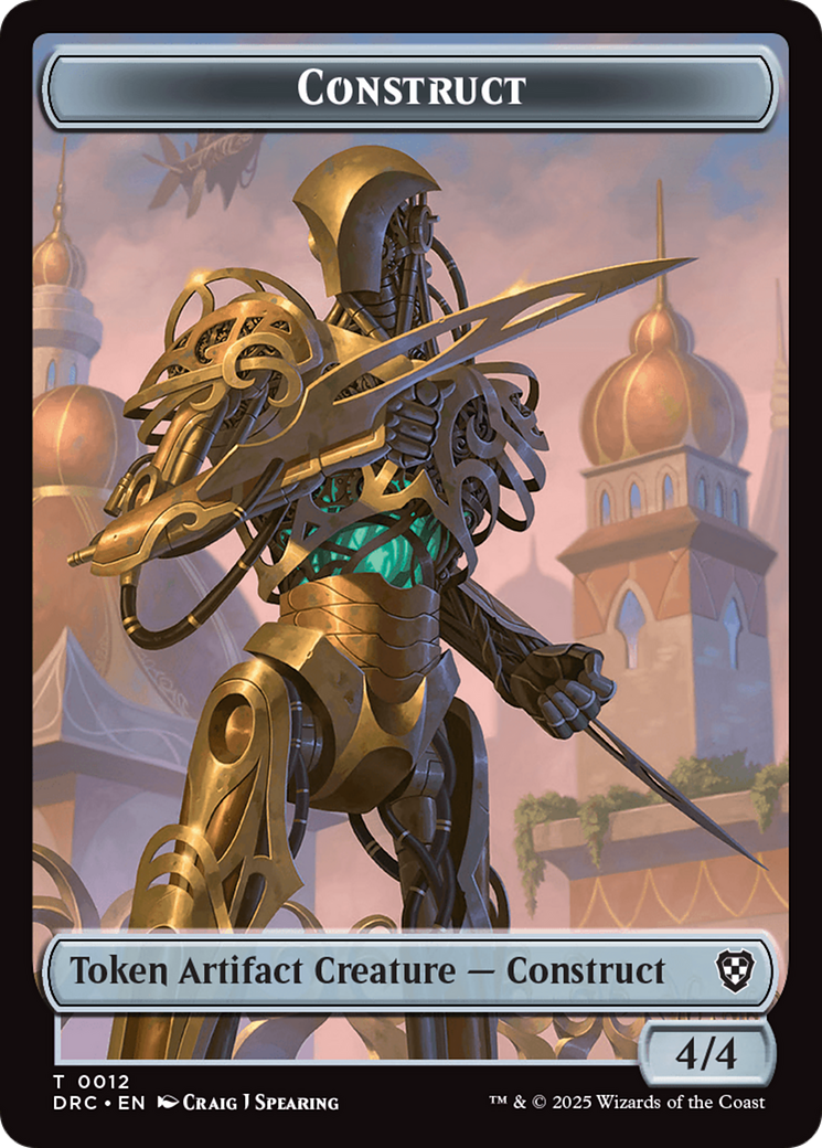 Construct // Golem (0013) Double-Sided Token [Aetherdrift Tokens] | The Time Vault CA