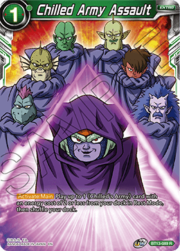 Chilled Army Assault (Rare) (BT13-089) [Supreme Rivalry] | The Time Vault CA