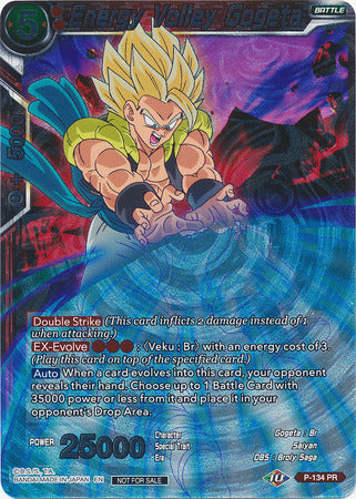 Energy Volley Gogeta (Series 7 Super Dash Pack) (P-134) [Promotion Cards] | The Time Vault CA