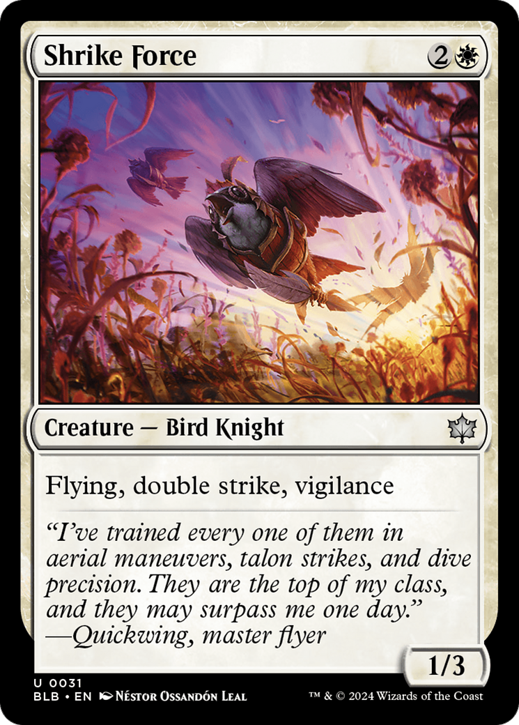 Shrike Force [Bloomburrow] | The Time Vault CA