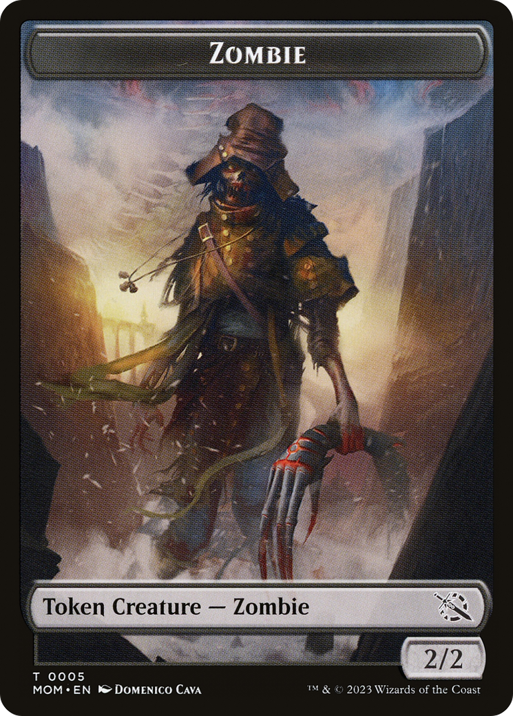 Elemental (02) // Zombie Double-Sided Token [March of the Machine Tokens] | The Time Vault CA