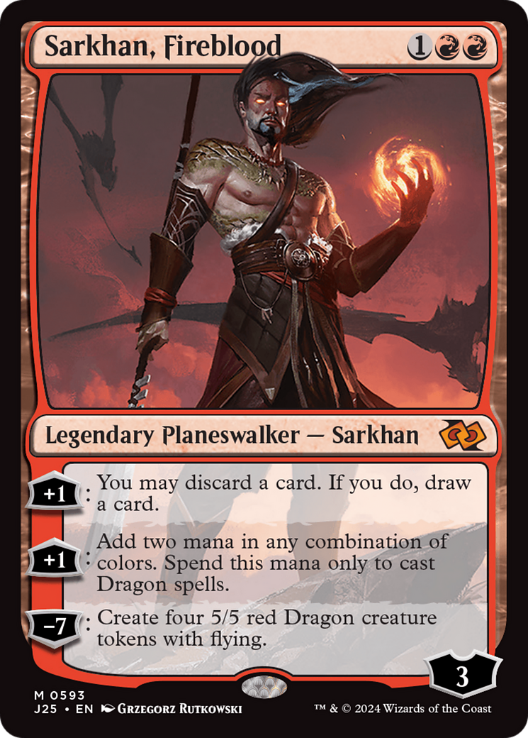 Sarkhan, Fireblood [Foundations Jumpstart] | The Time Vault CA