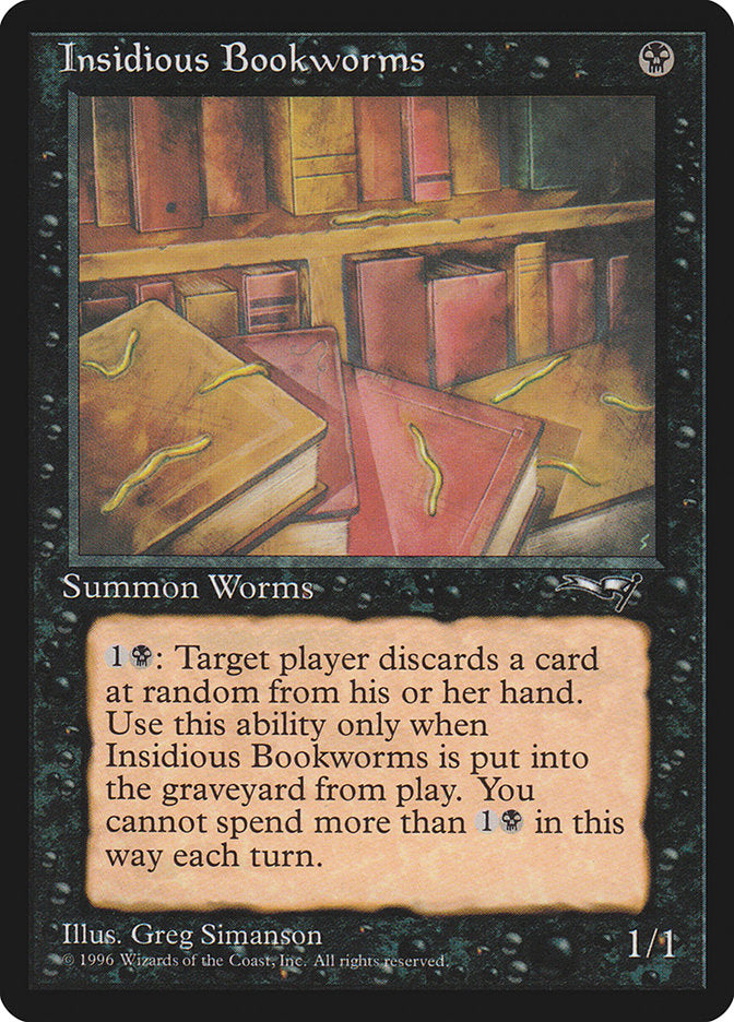 Insidious Bookworms (Multiple Worms) [Alliances] | The Time Vault CA