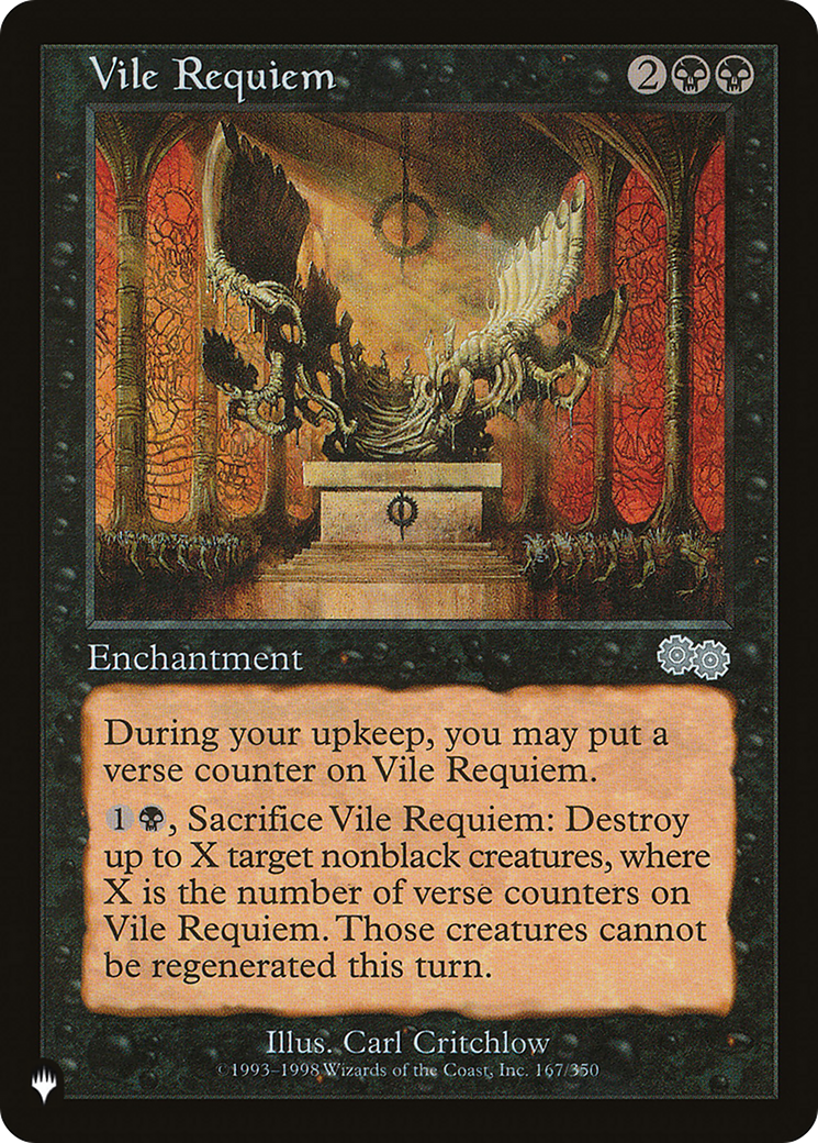 Vile Requiem (USG) [The List] | The Time Vault CA