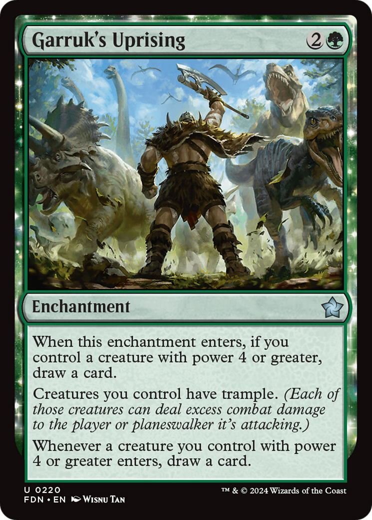 Garruk's Uprising [Foundations] | The Time Vault CA