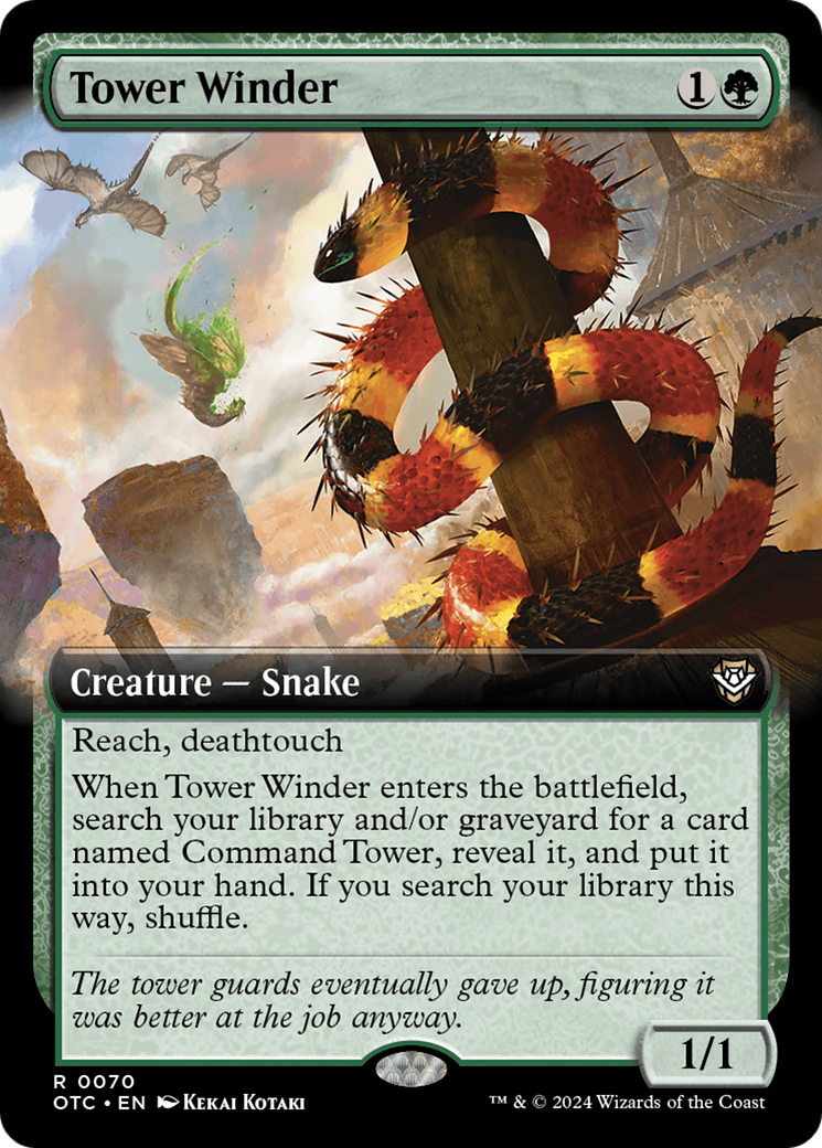 Tower Winder (Extended Art) [Outlaws of Thunder Junction Commander] | The Time Vault CA