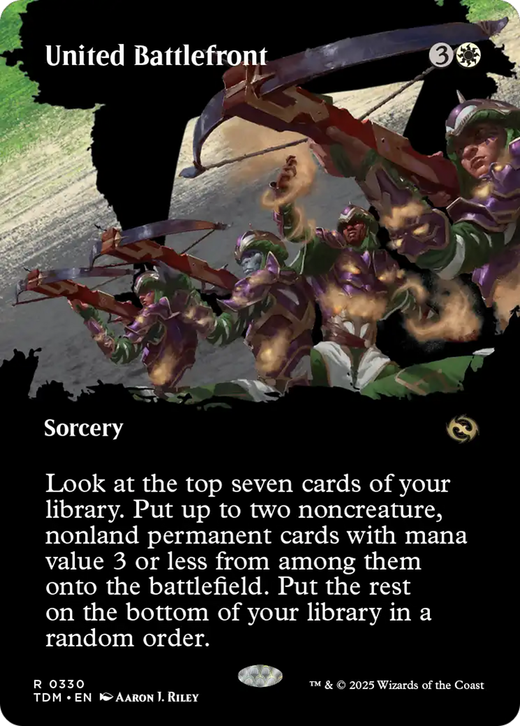 United Battlefront (Borderless) [Tarkir: Dragonstorm] | The Time Vault CA