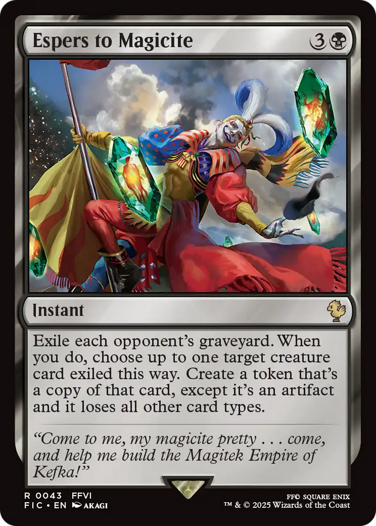 Espers to Magicite [FINAL FANTASY Commander] | The Time Vault CA