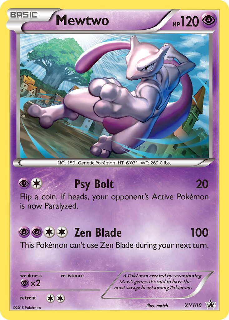 Mewtwo (XY100) [XY: Black Star Promos] | The Time Vault CA