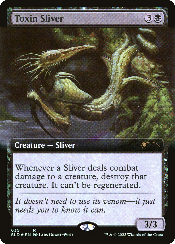 Toxin Sliver (Extended Art) [Secret Lair Drop Promos] | The Time Vault CA