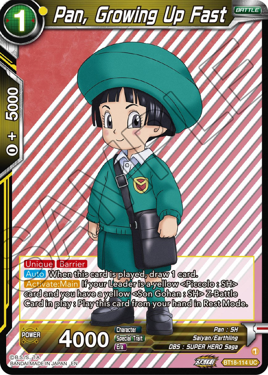 Pan, Growing Up Fast (BT18-114) [Dawn of the Z-Legends] | The Time Vault CA