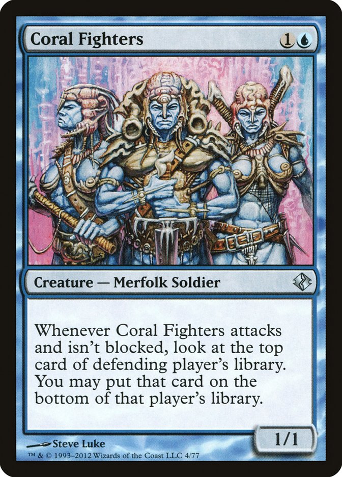 Coral Fighters [Duel Decks: Venser vs. Koth] | The Time Vault CA