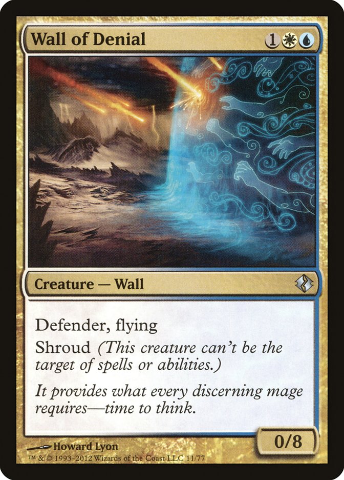 Wall of Denial [Duel Decks: Venser vs. Koth] | The Time Vault CA