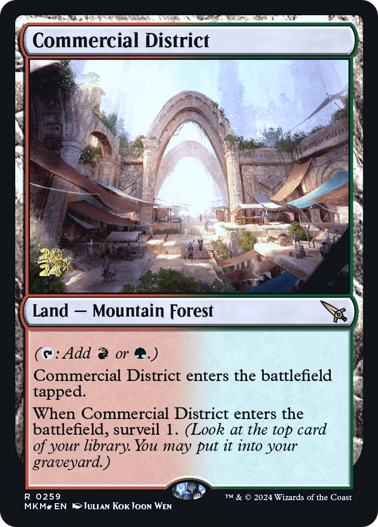 Commercial District [Murders at Karlov Manor Prerelease Promos] | The Time Vault CA