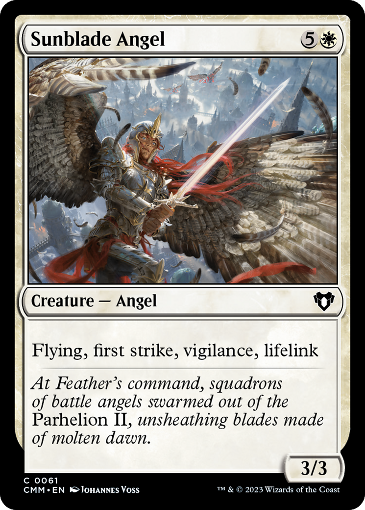 Sunblade Angel [Commander Masters] | The Time Vault CA